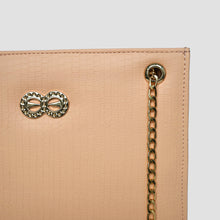 Bella Pink Croc Chain Bag