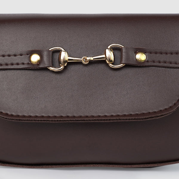 Ivory Chocolate Shoulder Bag