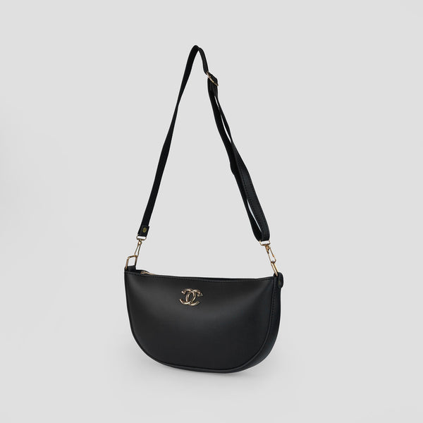 Midnight Black Crossbody Bag