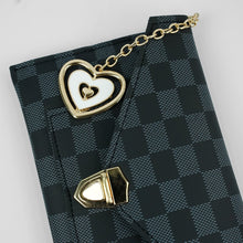 Luxe Check Black Wallet