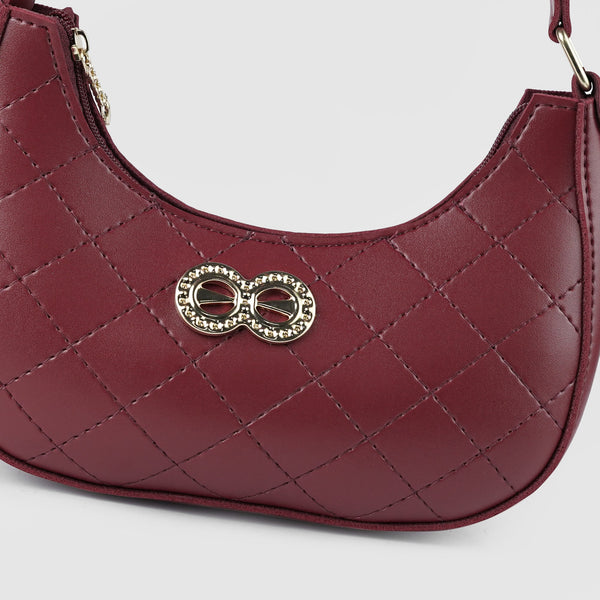OPAL MAROON SHOULDER BAG