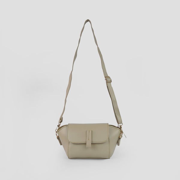 Aura Mini  Beige Crossbody bag