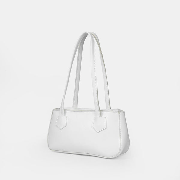 Classic White Shoulder Bag