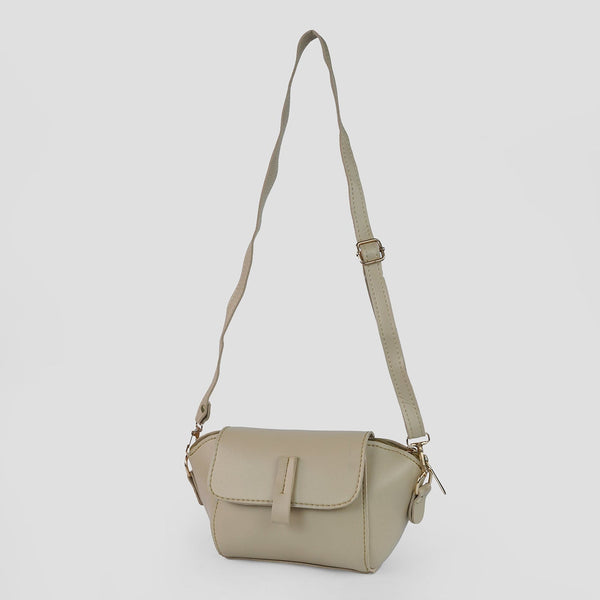 Aura Mini  Beige Crossbody bag