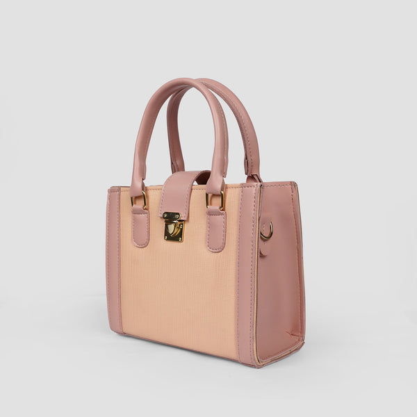 Urban Croc texture Pink Bag