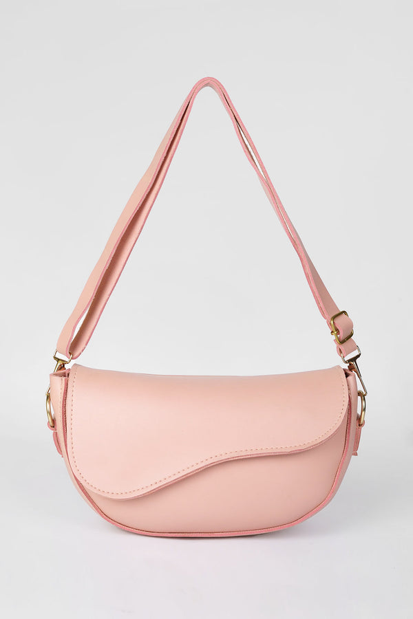 Sleek Pink Shoulder Bag