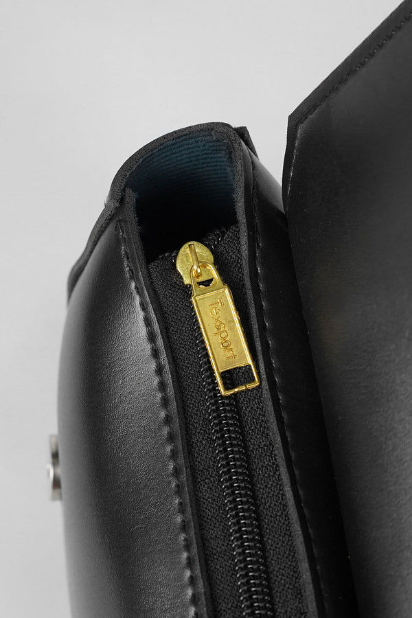 Sleek Black Shoulder Bag