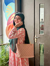 Liza large shoulder bag pink