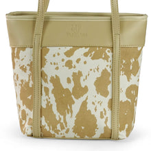 Premium Cow Texture Beige Tote Bag