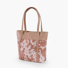 Premium Cow Texture Pink Tote Bag