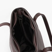 Premium Cow Texture Chocolate Tote Bag